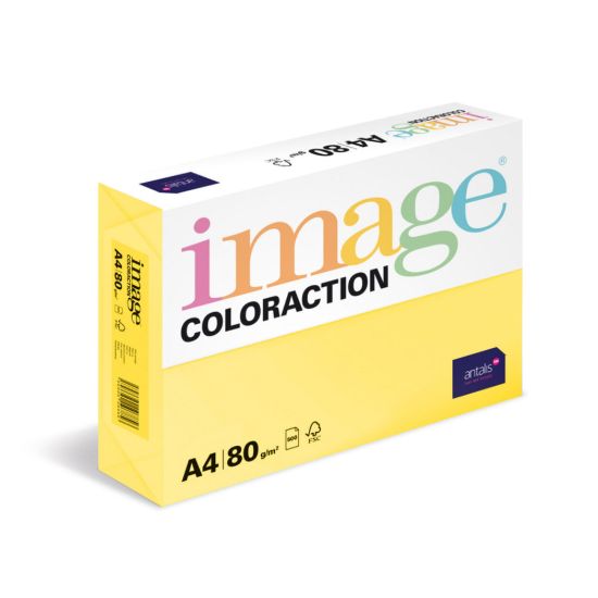Obrázek Antalis Papír Image Coloraction Desert - pastelově žlutá (YE23) A4 (80g/ 100ks)