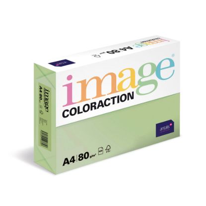 Obrázek Antalis Papír Image Coloraction Forest - pastelově zelená (MG28) A4 (80g/ 100ks)