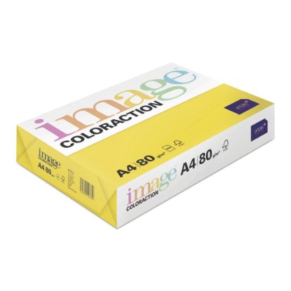 Obrázek Antalis Papír Image Coloraction Sevilla - sytá žlutá (IG50) A4 (80g/ 500ks)
