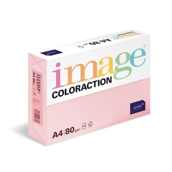 Obrázek Antalis Papír Image Coloraction Tropic - pastelově růžová (OPI74) A4 (80g/ 100ks)