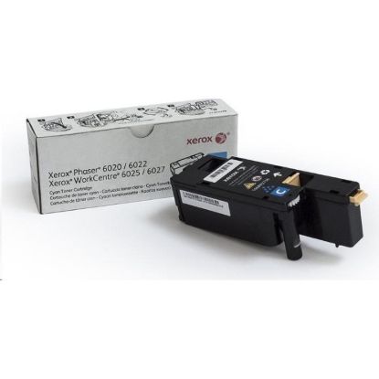 Obrázek Xerox toner Cyan pro Phaser 6020, 6022, WorkCentre 6025, 6027 (1000 str, cyan)