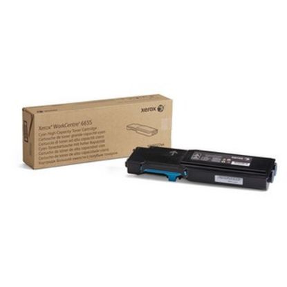 Obrázek Xerox toner pro WorkCentre 6655 high capacity Cyan cartridge (7500str, cyan)