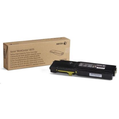 Obrázek Xerox toner pro WorkCentre 6655 high capacity Yellow cartridge (7500str, yellow)