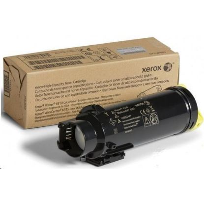 Obrázek Xerox Yellow Extra Hi- Cap toner cartridge pro Phaser 6510 a WorkCentre 6515, (4, 300 Pages) DMO