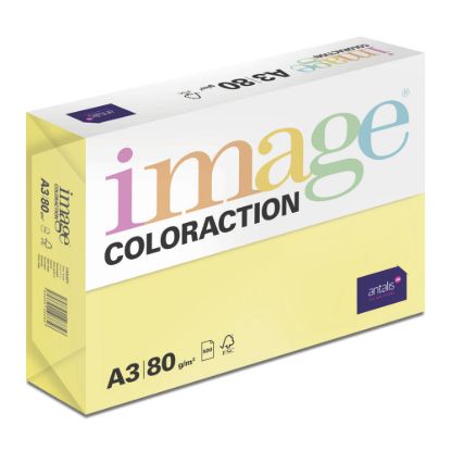 Obrázek Antalis Papír Image Coloraction Canary - středně žlutá (CY39) A3 (80g/ 500ks)