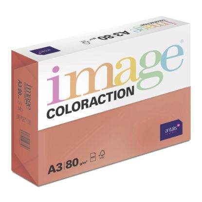 Obrázek Antalis Papír Image Coloraction Chile - jahodově červená (CO44) A3 (80g/ 500ks)