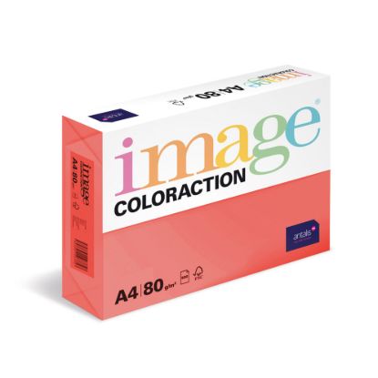 Obrázek Antalis Papír Image Coloraction Chile - jahodově červená (CO44) A4 (80g/ 100ks)