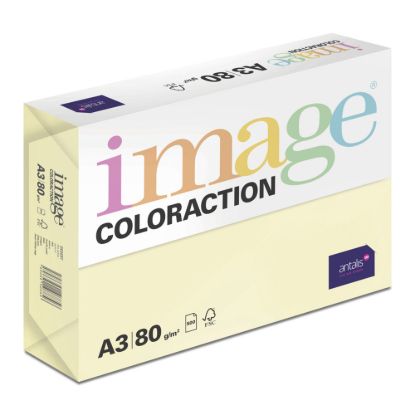 Obrázek Antalis Papír Image Coloraction Desert - pastelově žlutá (YE23) A3 (80g/ 500ks)