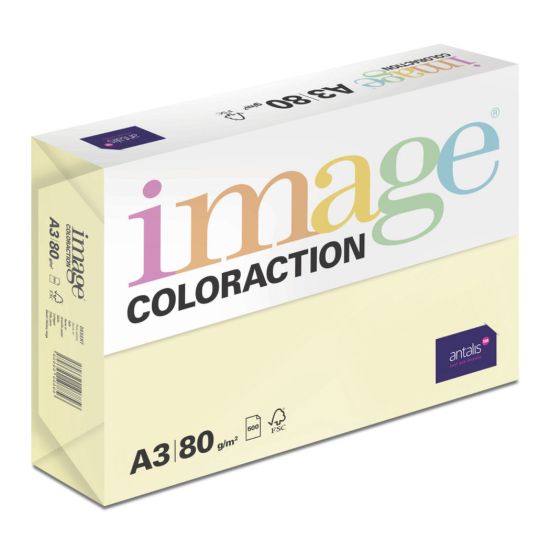 Obrázek Antalis Papír Image Coloraction Desert - pastelově žlutá (YE23) A3 (80g/ 500ks)