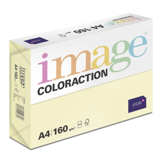 Obrázek Antalis Papír Image Coloraction Desert - pastelově žlutá (YE23) A4 (160g/ 250ks)