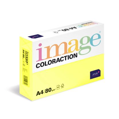 Obrázek Antalis Papír Image Coloraction Florida - citrónově žlutá (ZG34) A4 (80g/ 100ks)