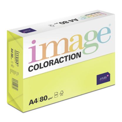 Obrázek Antalis Papír Image Coloraction Ibiza - reflexní žlutá (NeoGb) A4 (80g/ 100ks)