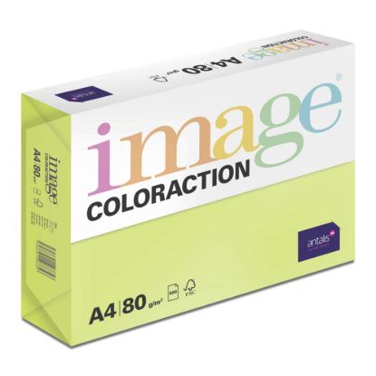 Obrázek Antalis Papír Image Coloraction Rio - reflexní zelená (NeoGn) A4 (80g/ 100ks)
