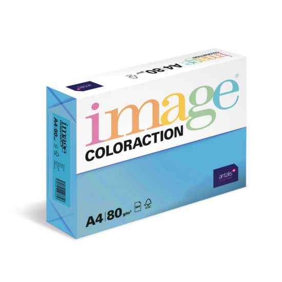 Obrázek Antalis Papír Image Coloraction Stockholm - tmavě modrá (DB49) A4 (80g/ 100ks)