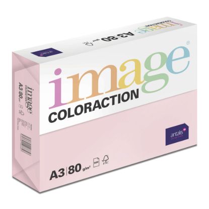 Obrázek Antalis Papír Image Coloraction Tropic - pastelově růžová (OPI74) A3 (80g/ 500ks)