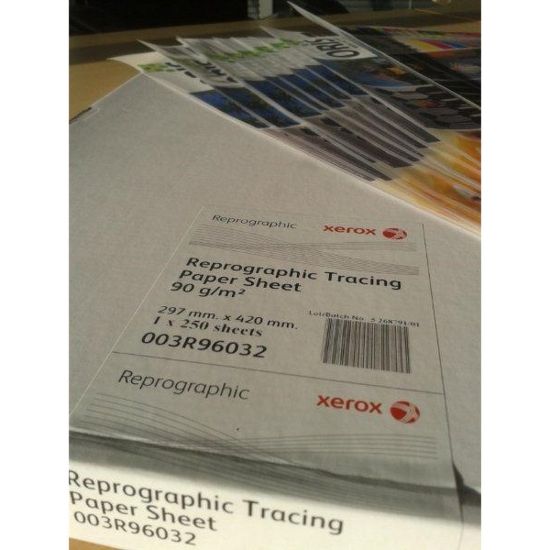 Obrázek Xerox Pauzovací papír 90 - 297 x 420 (90g/ 250 listů, A3) - řezané listy