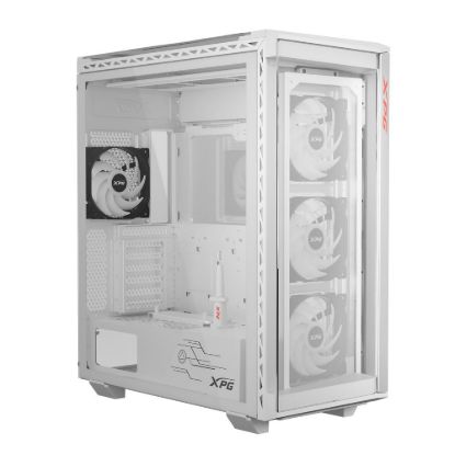 Obrázek ADATA XPG case BATTLECRUISER II Mid- Tower, bez zdroje, 4x 120mm ARGB Fan, Bílá
