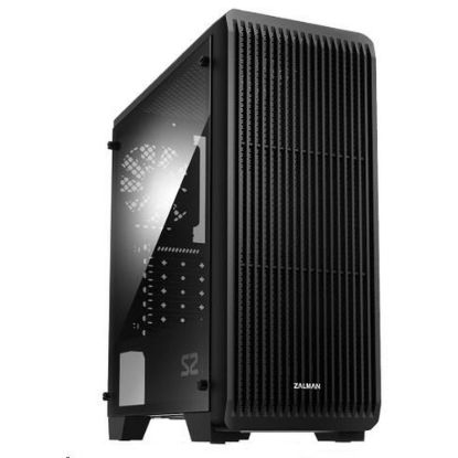 Obrázek case Zalman miditower S2, ATX/ mATX/ Mini- ITX, bez zdroje, USB3.0, černá