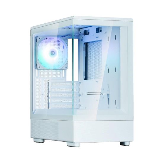 Obrázek ZALMAN case P10, Mini Tower, mATX, 1xUSB 3.0, 1xUSB- C, 1x 120mm ARGB Fan, bílá