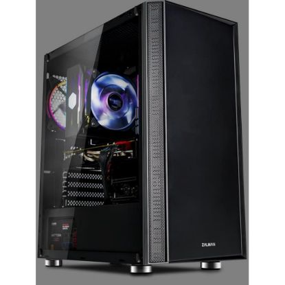Obrázek ZALMAN skříň R2 Black, ATX bez zdroje, RGB