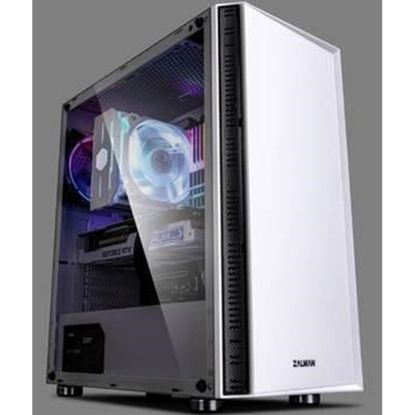 Obrázek ZALMAN skříň R2 White, ATX bez zdroje, RGB