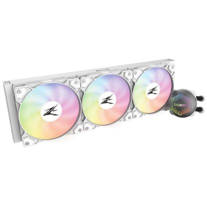 Obrázek Zalman vodní chladič CPU ALPHA36 White / 3 x 120 mm / PWM / ARGB / bílá