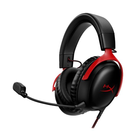 Obrázek HyperX Cloud III BLK/ RED GAM HEADSET - Sluchátka k PC