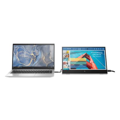 Obrázek HP LCD EliteDisplay E14 G4 přenosný 2x USB- C monitor 14" (IPS, 1920 x 1080, 16: 9, 400 NITS, 800: 1, 5 ms, 2x USB- C)