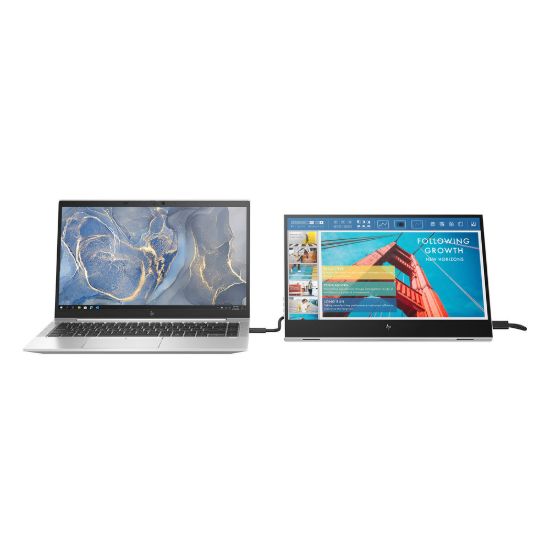 Obrázek HP LCD EliteDisplay E14 G4 přenosný 2x USB- C monitor 14" (IPS, 1920 x 1080, 16: 9, 400 NITS, 800: 1, 5 ms, 2x USB- C)
