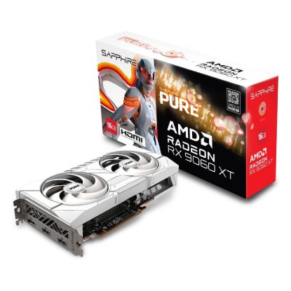Obrázek VGA SAPPHIRE PURE AMD Radeon RX 9060 XT OC 16GB, White