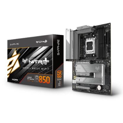 Obrázek MB SAPPHIRE NITRO+ B850A WIFI7 AM5 4xDDR5, M.2, W7+BT5.4, HDMI, DP, ATX