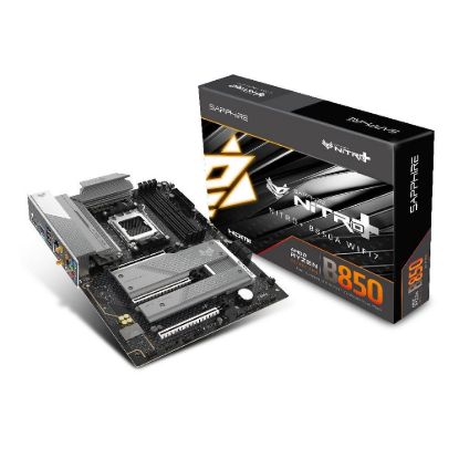 Obrázek MB SAPPHIRE NITRO+ B850A WIFI7 AM5 4xDDR5, M.2, W7+BT5.4, HDMI, DP, ATX