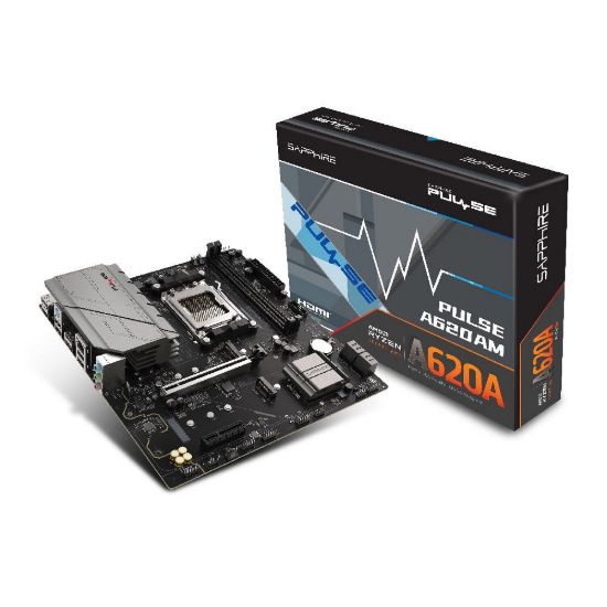 Obrázek MB SAPPHIRE PULSE A620AM / AM5/ 2xDDR5/ M.2/ HDMI/ DP/ mATX