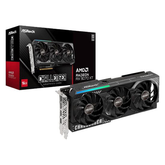 Obrázek VGA Asrock Radeon RX9070 XT Challenger 16G GDDR6