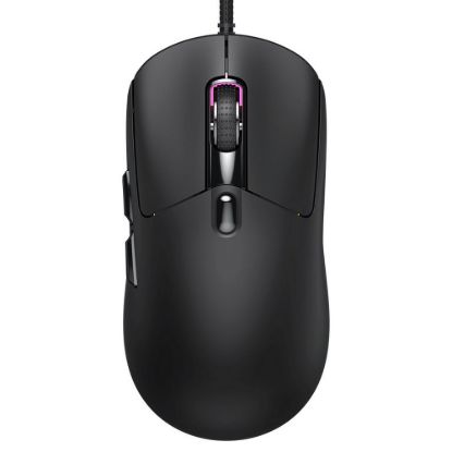 Obrázek COUGAR herní myš drátová MINOS NEO BLACK, 6 tl., čip PixArt 3327, 6000dpi, 220 IPS, 63g, USB-A, Ultraflex kabel 1.8m