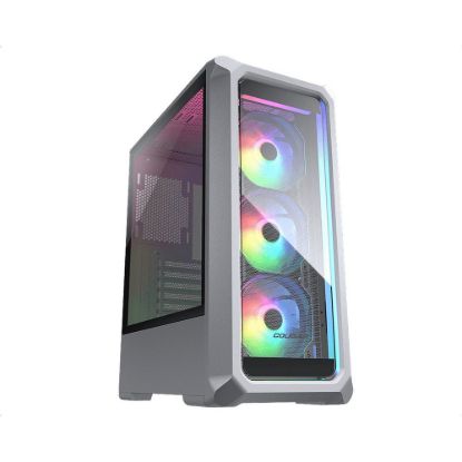 Obrázek COUGAR PC skříň ARCHON 2 RGB White Mid Tower TG Front Panel 3 x ARGB Fans 3mm TG Left Panel