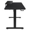 Obrázek COUGAR stůl E-STAR 140 electric 1400 x 600 x 15, 720-1170mm, carbon design, monitor stand, pad, paměť nastavení 2 módy