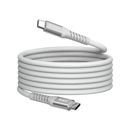 Obrázek VERBATIM Kabel USB- C Sync & Charge, 100 W, Magnetický, 120cm, šedá