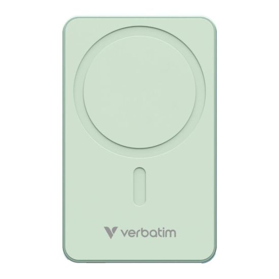Obrázek VERBATIM Powerbanka Charge 'n' Go Essentials, Magnetická, 20000 mAh, USB- C, Zelená