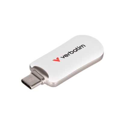 Obrázek VERBATIM Flash Disk 128 GB Plectra USB- C 3.0, bílá
