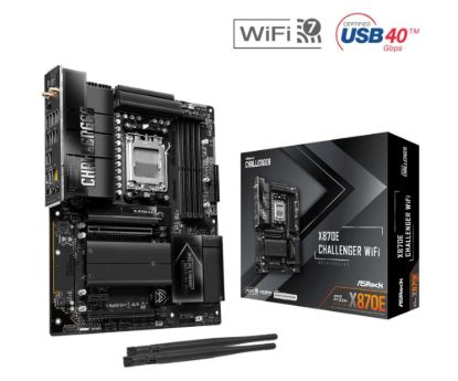 Obrázek ASRock MB Sc AM5 X870E Challenger WiFi, AMD X870E, 4xDDR5, 1xHDMI, 2xUSB4, WiFi