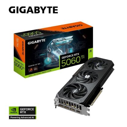 Obrázek GIGABYTE VGA NVIDIA GeForce RTX 5060 Ti GAMING OC 16G, 16G GDDR7, 3xDP, 1xHDMI