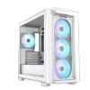 Obrázek ASUS case A23 PLUS TG ARGB, Mini Tower, průhledná bočnice, 4 x 120mm ARGB Fan, bílá
